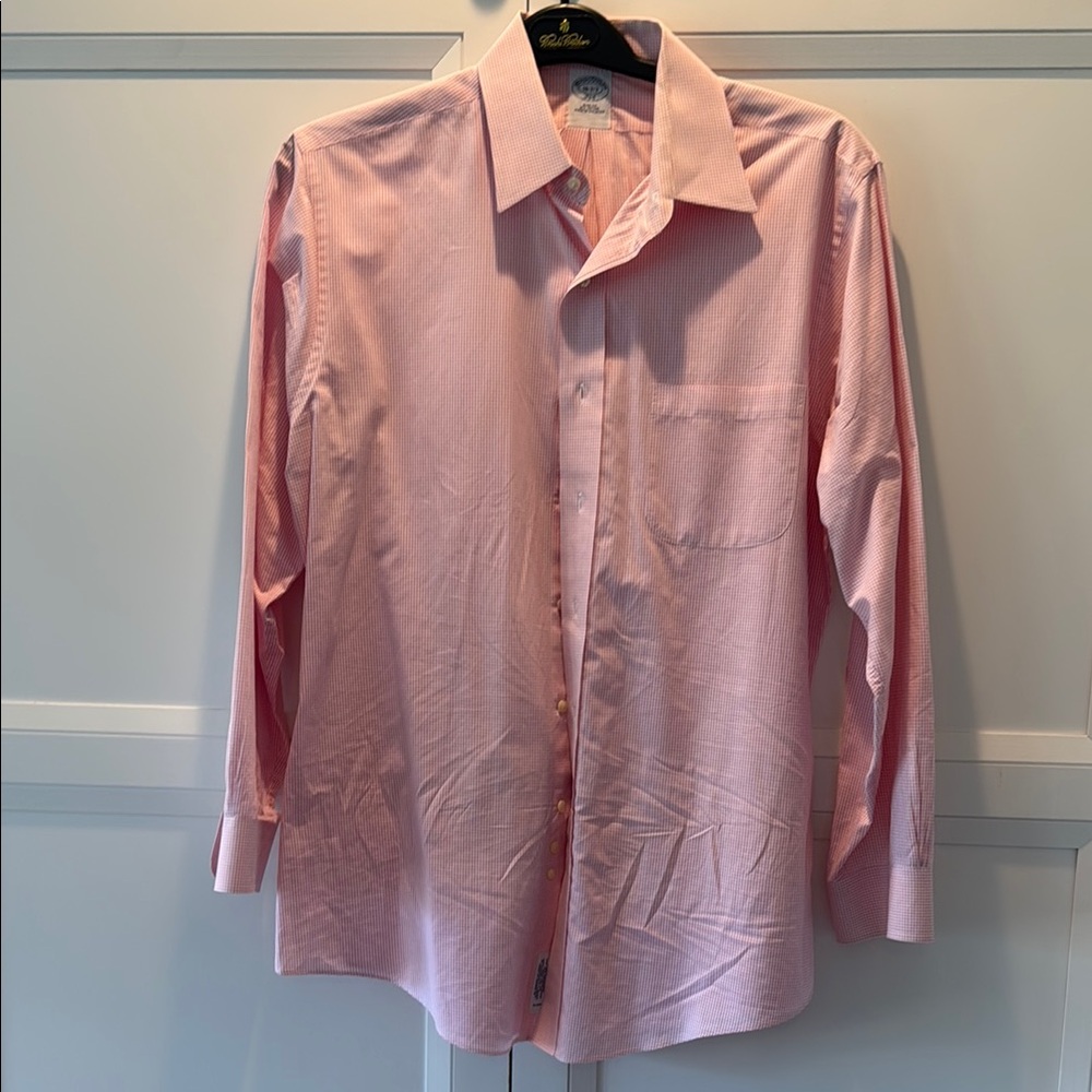 Brooks Brothers Pink Dress Shirt Classic Style